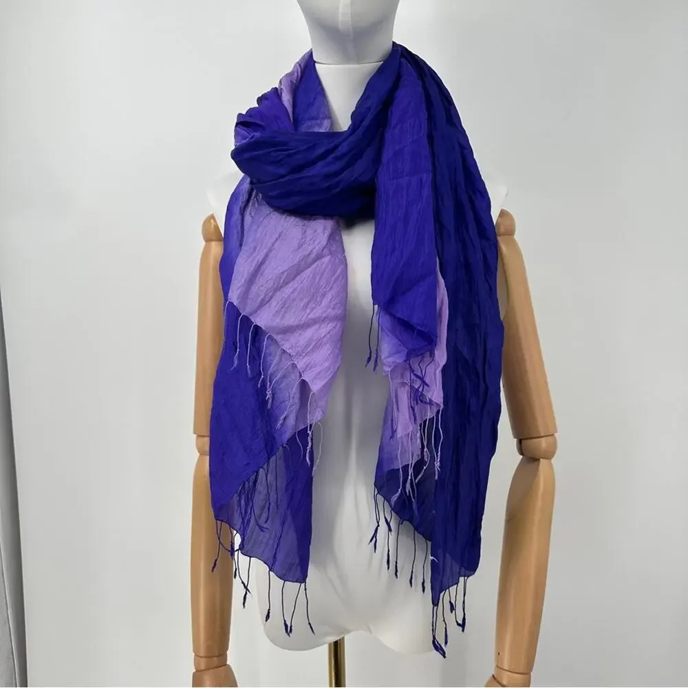 Orvis Purple Ombre Silk Scarf